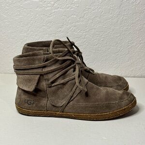 UGG REID SLATE ANKLE BOOT SUEDE SIZE 7.5